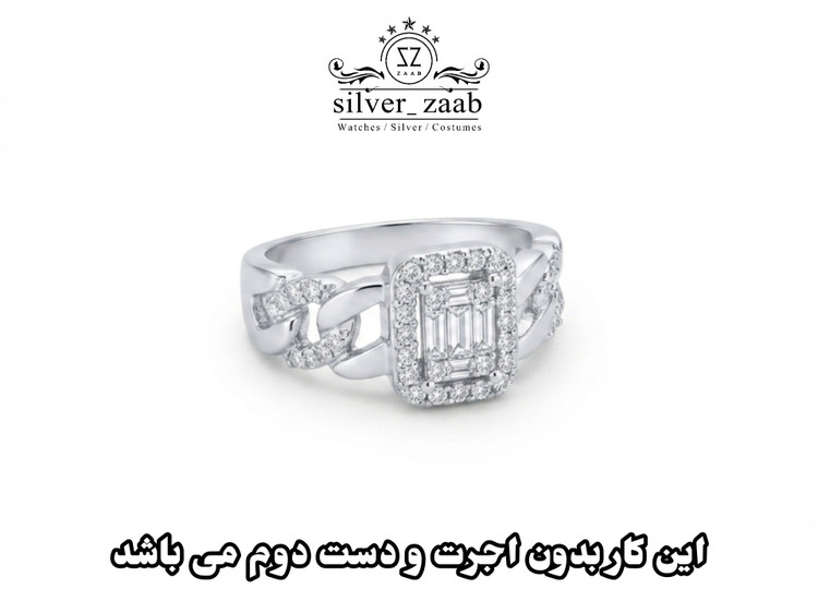 انگشتر نقره زنانه مدل ۱۷۷